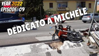 L’incidente in moto di Michele