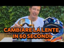 Come cambiare la lente nelle maschere Scott