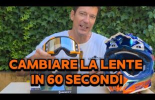 Come cambiare la lente nelle maschere Scott